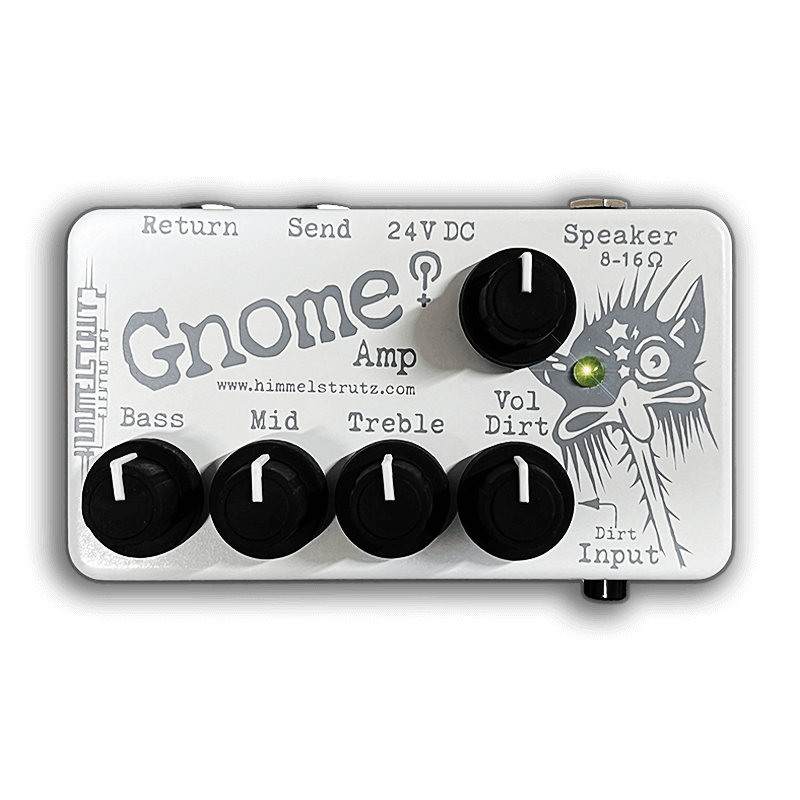 Himmelstrutz GNOME amp with white control knobs